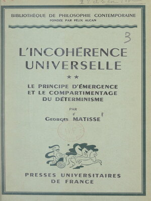 cover image of L'incohérence universelle (2)